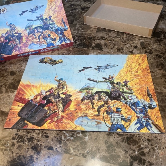 (3) 1987 G.I.Joe Puzzles - Picture 7 of 14